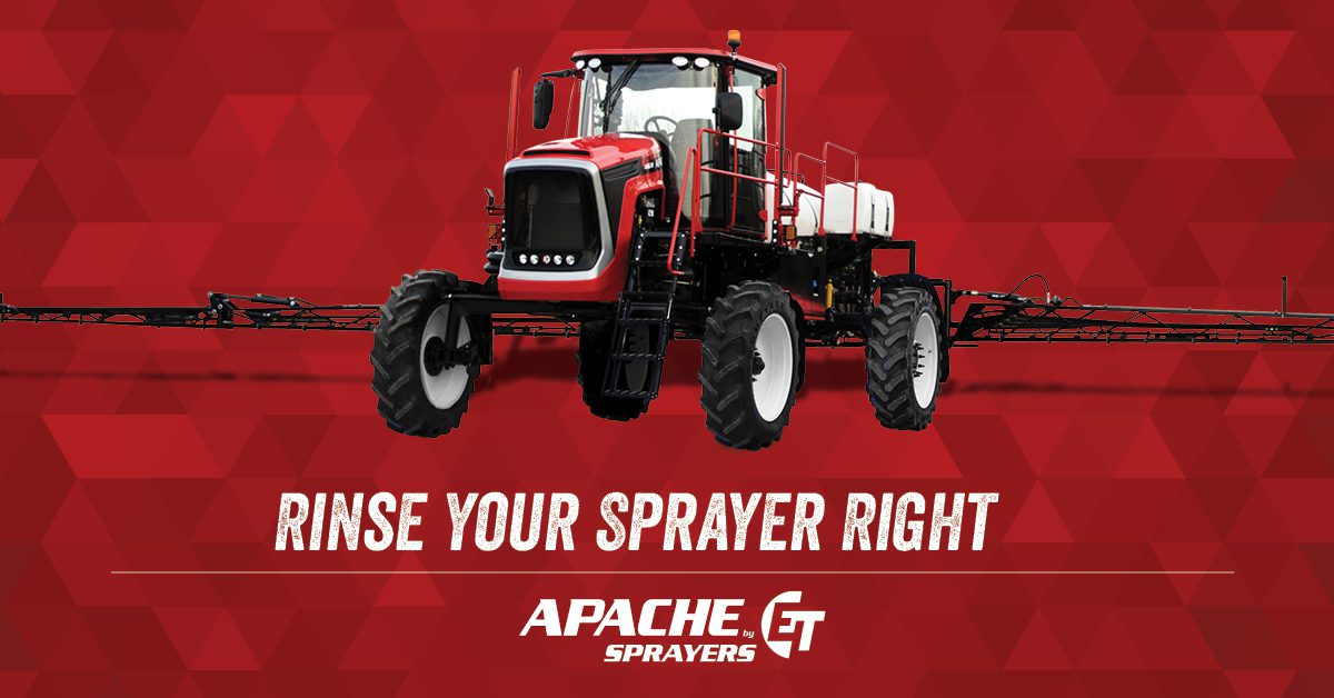 How to Rinse Your Ag Sprayer Apache Sprayers SelfPropelled Ag Sprayers